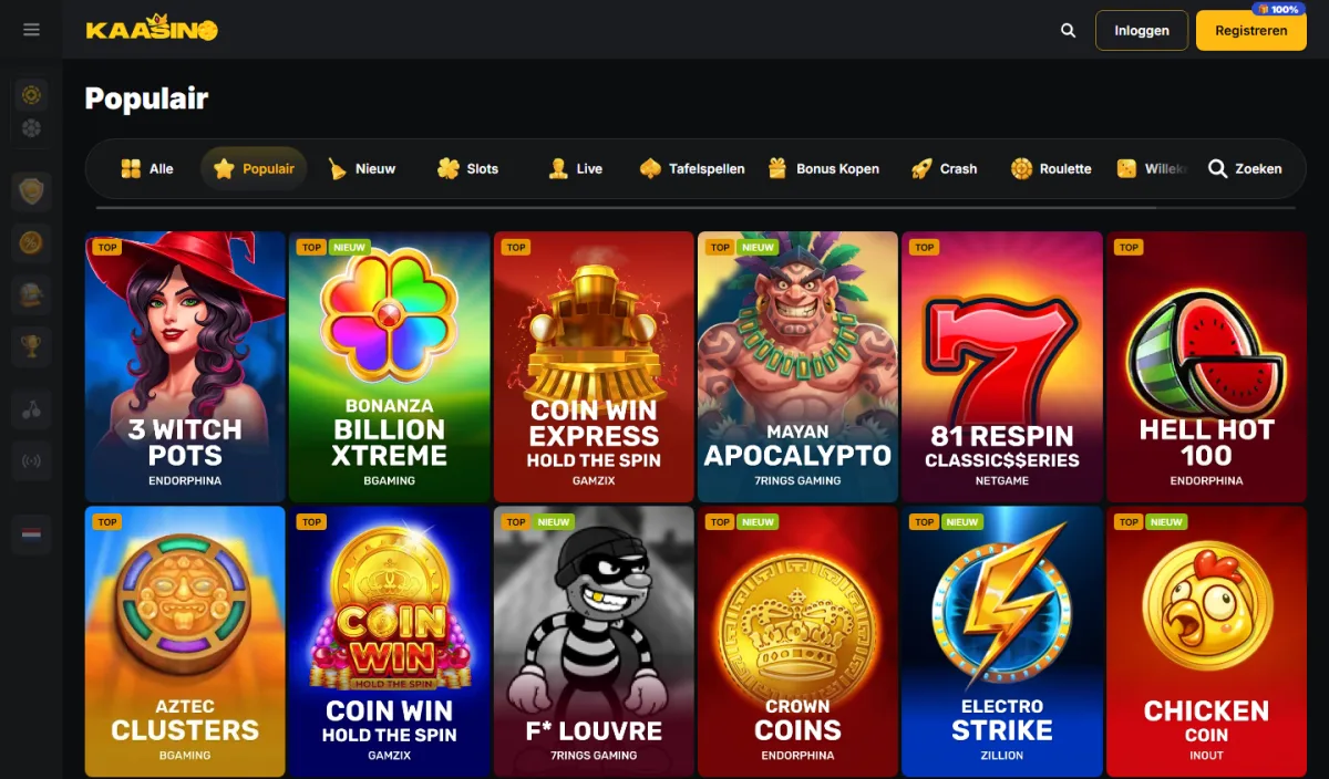 Populaire gokkasten zoals Bonanza Billion Xtreme en Mayan Apocalypto